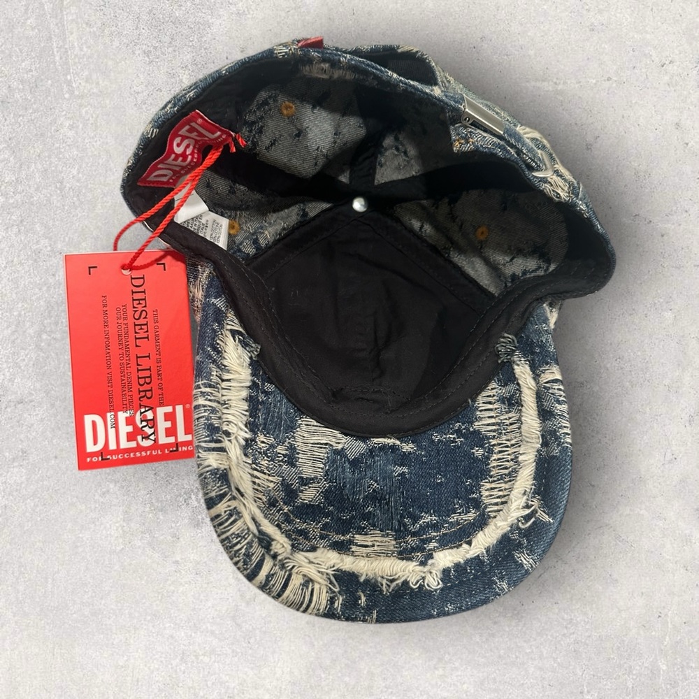 Diesel Library Distressed Cap - Picture 7 of 14